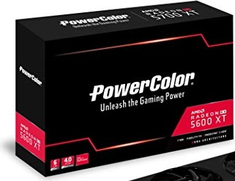 PowerColor AMD Radeon RX 5600 XT 6GB AXRX 5600XT 6GBD6-3DHV2/OC