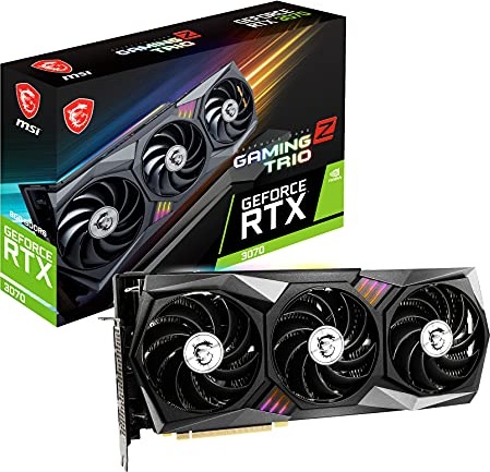 MSI Gaming GeForce RTX 3070 8GB GDDR6 PCI Express 4.0 x16 ATX Video Card RTX 3070 Gaming Z Trio LHR