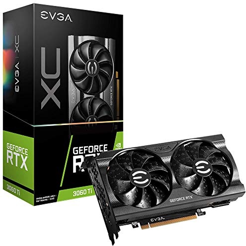 EVGA GeForce RTX 3060 Ti XC Gaming, 08G-P5-3663-KL, 8GB GDDR6, DualFan, Metal Backplate, LHR