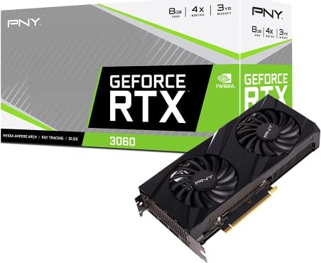 PNY GeForce RTX™ 3060 8GB Verto Dual Fan Graphics Card