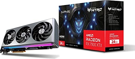 SAPPHIRE Nitro+ Radeon RX 7900 XTX Gaming OC Vapor-X 24GB GDDR6 Graphics Board 11322-01-40G VD8381