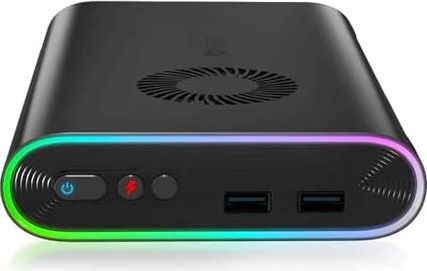 ONEXGPU eGPU Dock: New Hardware - No Coil Whine, Oculink Support, AMD Radeon RX 7600M XT, 8GB GDDR6, 300W Charger, USB-C 4.0, Quad Monitor Display, 4K Gaming - World's 1st Portable eGPU with Storage