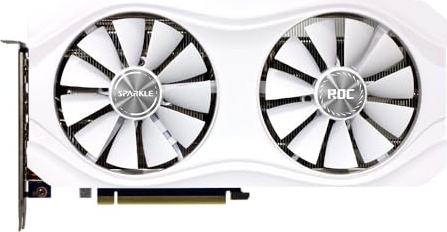 Sparkle Intel Arc A750 ROC Luna OC Edition, 8GB GDDR6, 2X DBB 100mm Fan, 2.5-Slot, Metal Backplate, Luna White Edition, SA750RW-8GOC
