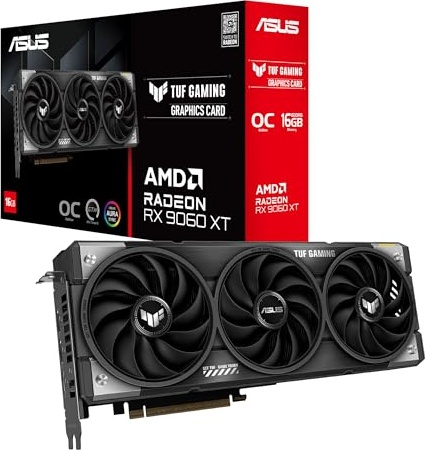 ASUS TUF Gaming Radeon™ RX 9060 XT 16GB GDDR6 OC Edition