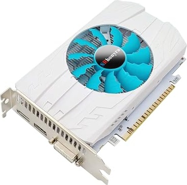 SRhonyra GeForce GTX 1050Ti 4GB Graphics Card GDDR5 128 Bit PCIe 3.0 x16 Bus Powered DisplayPort 1.4 HDMI 2.0 DVI Ports Gaming GPU