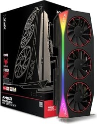 XFX Mercury AMD Radeon RX 9070XT OC Magnetic Air Edition with RGB 16GB GDDR6 HDMI 3xDP, AMD RDNA 4 RX-97TMARGBA