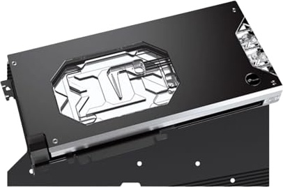 Bykski Armored End Port GPU Waterblock with Backplate for ASUS ROG Astral GeForce RTX 5090 32GB OC Edition (N-AS5090ASTRAL-X)
