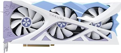 Yeston Sakura Nvidia GeForce RTX 4070 Super OC SA 12G Gaming Graphics Card (NVIDIA RTX 4070 Super, 192-Bit,12GB GDRR6X 21 Gbps, HDMI/DP