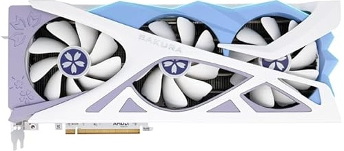 Yeston Sakura Radeon RX 7800 XT 16G GDDR6 256bit 5nm Video Cards Desktop Computer PC Video Graphics Card