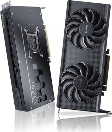 Cutesliving GUNNIR Intel Arc B580 12GB GDDR6 192-bit Graphics Card, 2670 MHz Boost Clock, PCIe 4.0 x16, HDMI 2.1 + 3X DP 2.1, Dual Fan Cooling | 190W TBP - 4K Gaming & Streaming