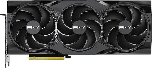 PNY GeForce RTX 5090 32GB GDDR7 Overclocked Triple Fan GPU (3.5 slot, 3x DP, 1x HDMI, PCI-E 5.0, DLSS 4, 21760 CUDA and 680 Tensor Cores) - Blackwell Graphics Card for Gaming, Gen AI, 3D Rendering