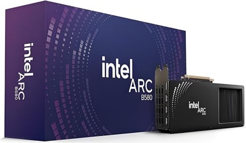 Cutesliving Intel Arc B580 Limited Edition 12GB GDDR6 Graphics Card - Ray Tracing, XeSS, AI Accelerated, PCIe 4.0, Triple DP 2.1, HDMI 2.1