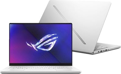 EXCaliberPC [2024] ASUS ROG Zephyrus G14 GA403UV-G14.R94060 (AMD Ryzen 9 8945HS, 16GB RAM, 1TB NVMe SSD, NVIDIA GeForce RTX 4060, 14" 120Hz OLED, Windows 11) Gaming Laptop Image