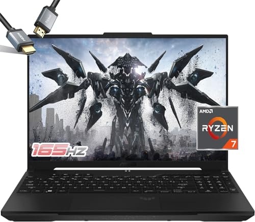 ASUS TUF Gaming Laptop, RX 7700S, Ryzen 7 7735HS, 16.0" WUXGA 165Hz, 32 GB RAM, 2 TB SSD Image