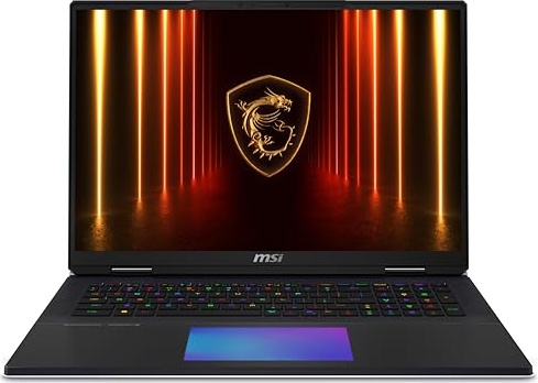 msi Titan 18 HX AI 18" 120Hz MiniLED UHD+ Gaming Laptop, RTX 5090, Ultra 9 285HX, 18.0" UHD 120Hz, 96 GB DDR5, 6 TB SSD Image