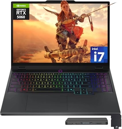 Lenovo Legion 5 15.1" WQXGA 165Hz Gaming Laptop, RTX 5060, i7-14700HX, 15.1" 2.5K 165Hz, 32 GB DDR5, 1 TB SSD Image