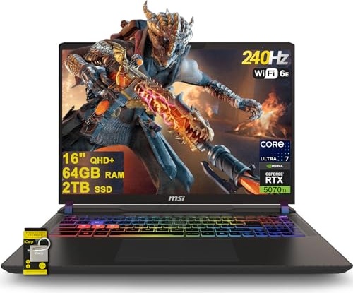 MSI Vector 16 HX AI Gaming Laptop Image