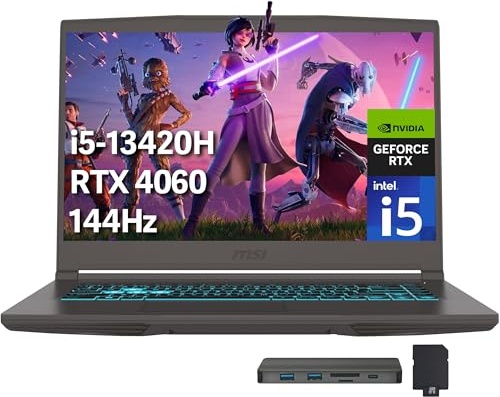 MSI Thin 15 15.6" FHD 144Hz Gaming Laptop Image