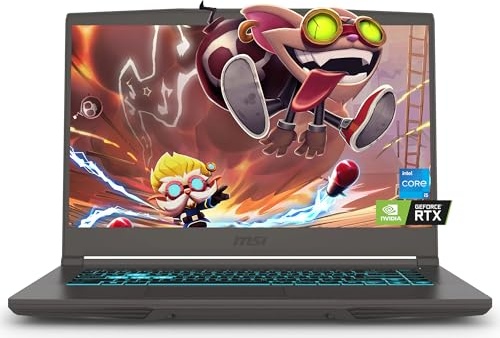 msi Thin 15 Gaming Laptop, RTX 4060, i5-13420H, 15.6" FHD 144Hz, 32 GB RAM, 1 TB SSD Image