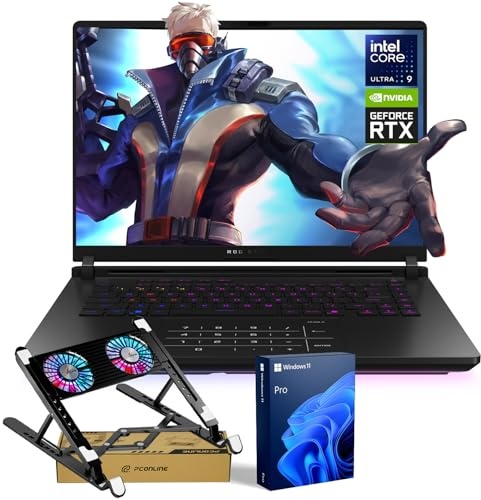 ASUS ROG Strix Scar Intel Ultra 9 275HX NVIDIA GeForce RTX 5090 Pro Gaming Laptop, RTX 5090, Ultra 9 275HX, 16.0" 2.5K 240Hz, 64 GB DDR5, 2 TB SSD Image