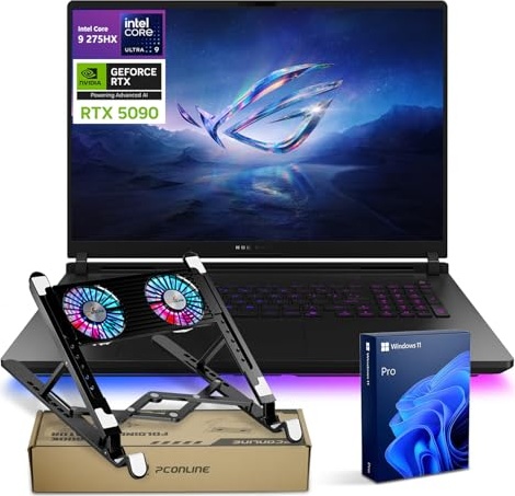 ASUS ROG Strix Scar 18 G835 Intel Ultra 9 275HX NVIDIA RTX 5090 Best Gaming Laptop Image