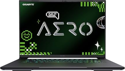 GIGABYTE AERO X16; Copilot+ PC - 165Hz 2560x1600 WQXGA - NVIDIA GeForce RTX 5070 - AMD Ryzen AI 9 HX 370-1TB SSD with 32GB DDR5 RAM - Windows 11 Home - Space Gray AERO X16 2WHA3USC64AH Laptop Image