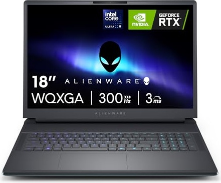 Alienware 18 Area-51 Gaming Laptop, RTX 5070, Ultra 9 275HX, 18.0" QHD 300Hz, 32 GB DDR5, 1 TB SSD Image