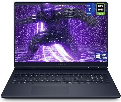 Dell Alienware 16 Aurora Gaming Laptop, RTX 5060, 7 240H, 16.0" 2.5K 120Hz, 64 GB DDR5, 2 TB SSD Image