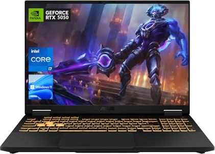 ASUS TUF F16 RTX 5050 VR-Ready Gaming Laptop, RTX 5050, i7-14650HX, 16.0" FHD 165Hz, 32 GB DDR5, 1 TB SSD Image