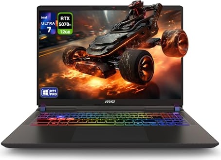 msi Vector 16 HX AI Gaming Laptop, RTX 5070 Ti, Ultra 7 255HX, 16.0" FHD 144Hz, 64 GB DDR5, 2 TB SSD Image