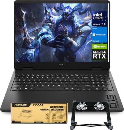 HP OMEN 16 Ultra Slim RTX 5060 Gaming Laptop, RTX 5060, Ultra 9 285, 16.0" FHD 144Hz, 32 GB DDR5, 1 TB SSD Image