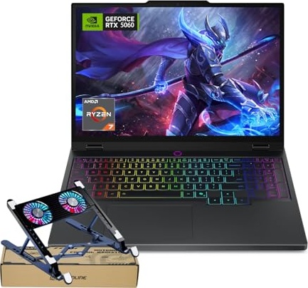 Lenovo Legion 5 15AHP10 RTX 5060 Pro Gaming Laptop, RTX 5060, Ryzen 7 260, 15.1" 2.5K 165Hz, 32 GB DDR5, 1 TB SSD Image