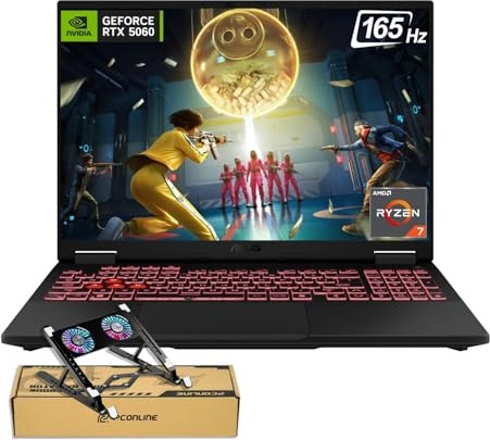 ASUS TUF A16 RTX 5060 Pro Gaming Laptop, RTX 5060, Ryzen 7 260, 16.0" FHD 165Hz, 64 GB DDR5, 2 TB SSD Image