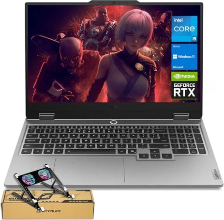 Lenovo LOQ 15IRX10 RTX 5050 Gaming Laptop, RTX 5050, i5-13450HX, 15.6" FHD 144Hz, 16 GB DDR5, 1 TB SSD Image