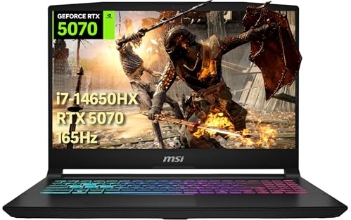 msi Katana 15.6" QHD 165Hz Gaming Laptop, RTX 5070, i7-14650HX, 15.6" QHD 165Hz, 32 GB DDR5, 1 TB SSD Image