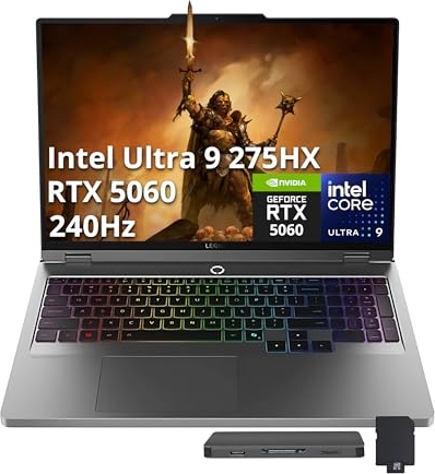 Lenovo Legion 5 16" WQXGA 240Hz Gaming Laptop, RTX 5060, Ultra 9 275HX, 16.0" 2.5K 240Hz, 32 GB DDR5, 1 TB SSD Image