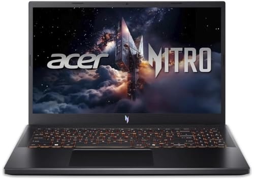 acer Nitro V 15 Gaming Laptop, RTX 5060, i9-13900H, 15.6" FHD 165Hz, 32 GB DDR5, 1 TB SSD Image