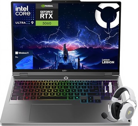 Lenovo Legion 5i 16" Gaming Laptop, RTX 5060, Ultra 9 275HX, 16.0" 2.5K 240Hz, 32 GB DDR5, 1 TB SSD Image