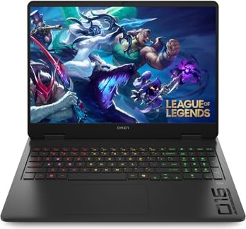 HP 2025 Omen 16.0” WUXGA 144Hz IPS Laptop 16-Core AMD Ryzen 9 8940HX NVIDIA GeForce RTX 5060 32GB DDR5 1TB NVMe SSD USB-C w/DP WiFi AX RJ-45 BT Webcam HDMI2.1 Backlit KB Windows 11 Home w/RE USB Gaming Laptop, RTX 5060, Ryzen 9 8940HX, 16.0" FHD 144Hz, 32 GB DDR5, 1 TB SSD Image