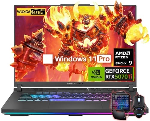 ASUS ROG Strix G16 (2025) Gaming Laptop, RTX 5070 Ti, Ryzen 9 8940HX, 16.0" FHD 165Hz, 32 GB DDR5, 2 TB SSD Image
