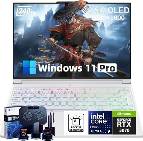 Lenovo Legion Pro 7i Gaming Laptop, RTX 5070, Ultra 9 275HX, 16.0" 2.5K 240Hz, 64 GB DDR5, 1 TB SSD Image