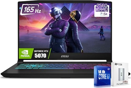 msi Katana HX Gaming Laptop, RTX 5070, i7-14650HX, 15.6" QHD 165Hz, 32 GB DDR5, 1 TB SSD Image