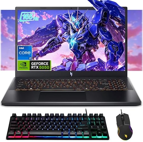 acer Nitro V 15.6" FHD IPS 165Hz Gaming Laptop, RTX 5050, i7-13620H, 15.6" FHD 165Hz, 32 GB RAM, 1 TB SSD Image