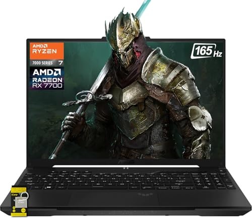 ASUS TUF Gaming A16 Laptop 16" WUXGA 165Hz 7ms 100% sRGB AMD Octa-core Ryzen 7 7735HS 32GB RAM 1TB SSD AMD Radeon RX 7700S 8GB (>RTX4060) Backlit USB-C USB4 Fast Charging Win11 Pro w/ICP Accessory Gaming Laptop, RTX 4060, Ryzen 7 7735HS, 16.0" WUXGA 165Hz, 32 GB RAM, 1 TB SSD Image