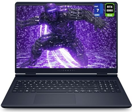 Alienware 16 Aurora Gaming Laptop, RTX 5060, 7 240H, 16.0" 2.5K 120Hz, 32 GB DDR5, 1 TB SSD Image