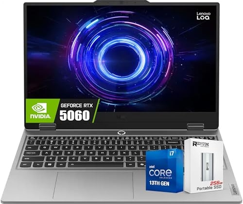 Lenovo LOQ Gaming Laptop, RTX 5060, i7-13650HX, 15.6" FHD 144Hz, 24 GB DDR5, 1 TB SSD Image