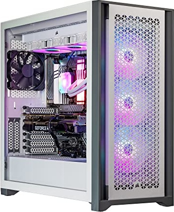 Velztorm White Aciex Custom Built Gaming Desktop PC Image