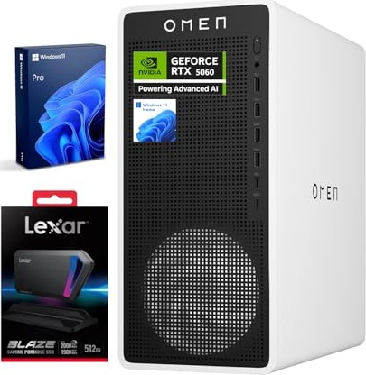 HP OMEN 16L TG03 RTX 5060 Pro Business Gaming Desktop PC Image